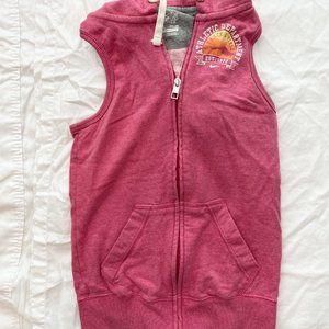 Nike XS Women's Hooded Sweatshirt Vest